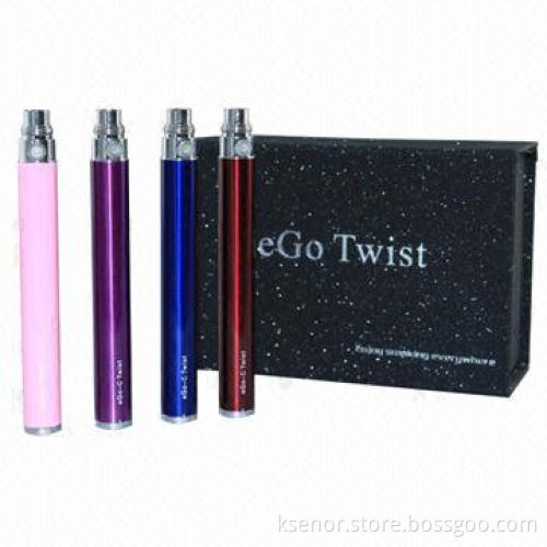 Best Selling eGo-C Twist E-cigarette Starter Kit, 1,100mAh Capacity